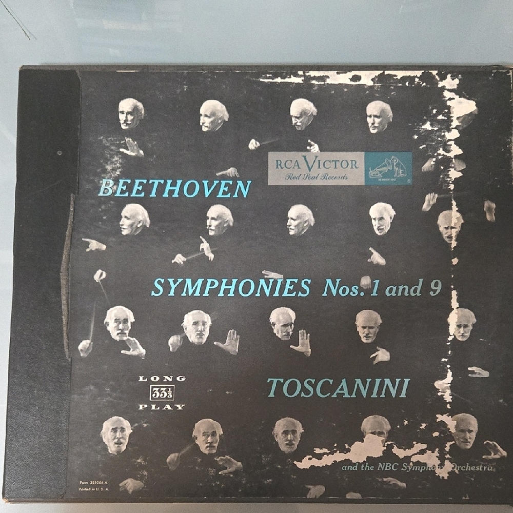RCA Victor Beethoven Symphonies Nos. 1 and 9 Vinyl Long Play